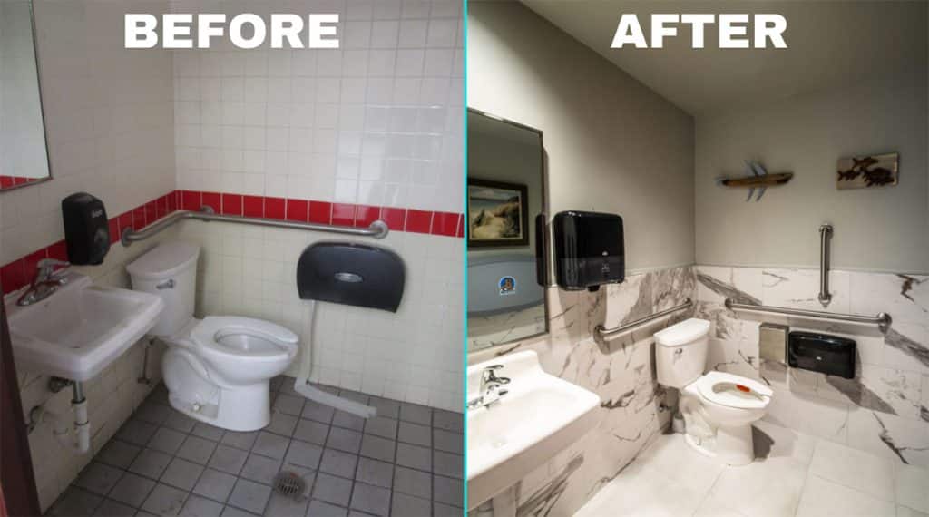 Bathroom Before and After Photo 6