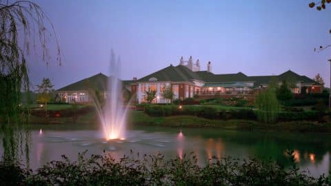 Clubhouse Lake Water Fountain
